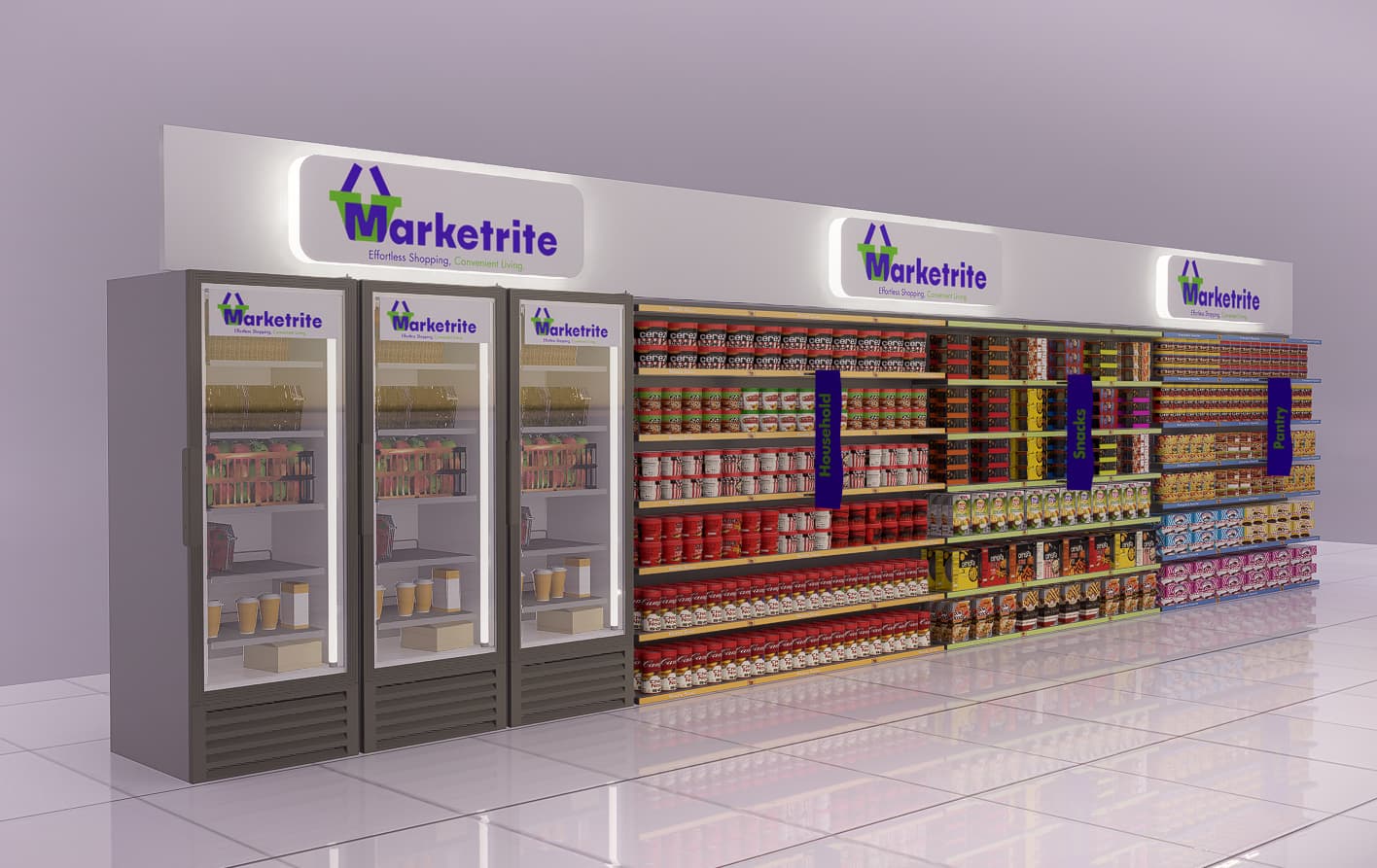 Market 3D model